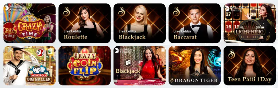 Giochi da casinò live DIVAS LUCK CASINO