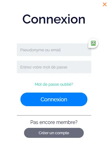 Accesso dei membri del DIVAS LUCK CASINO